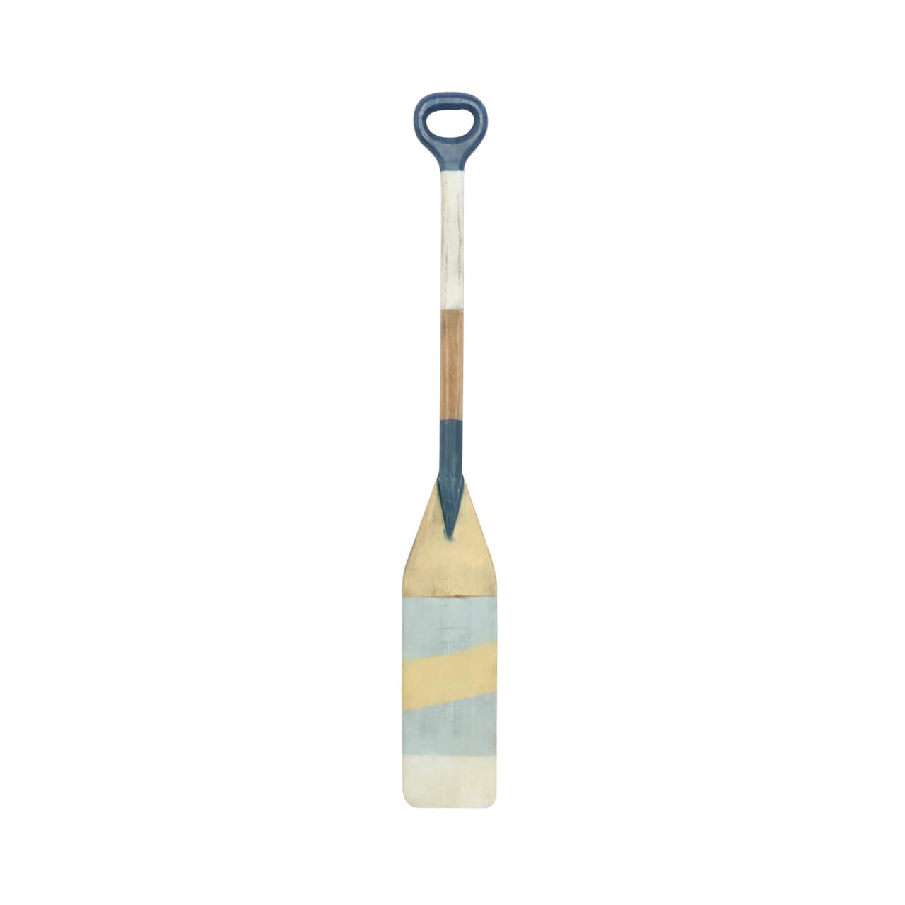 Multi Colored Coastal Oar Wood Wall Decor, 41" x 6"